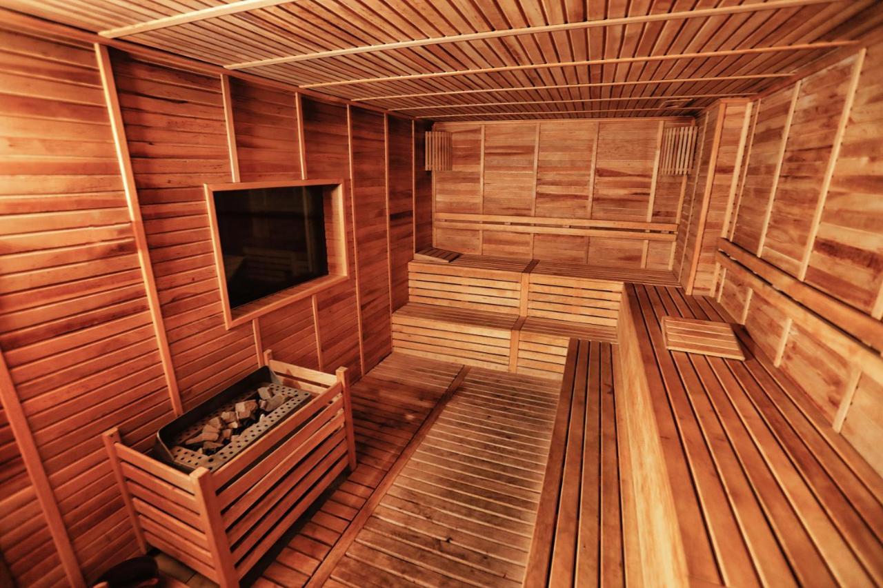 The Green Park Gaziantep Zewnętrze zdjęcie A modern Finnish sauna
